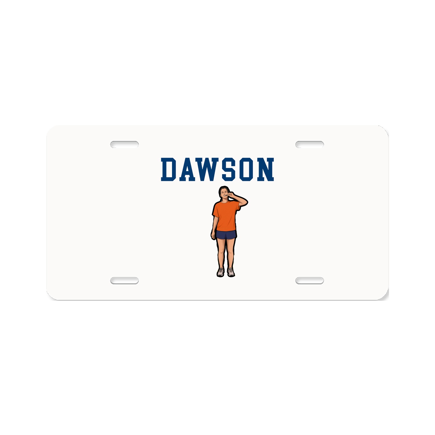License Plate — Shirsey in Classic