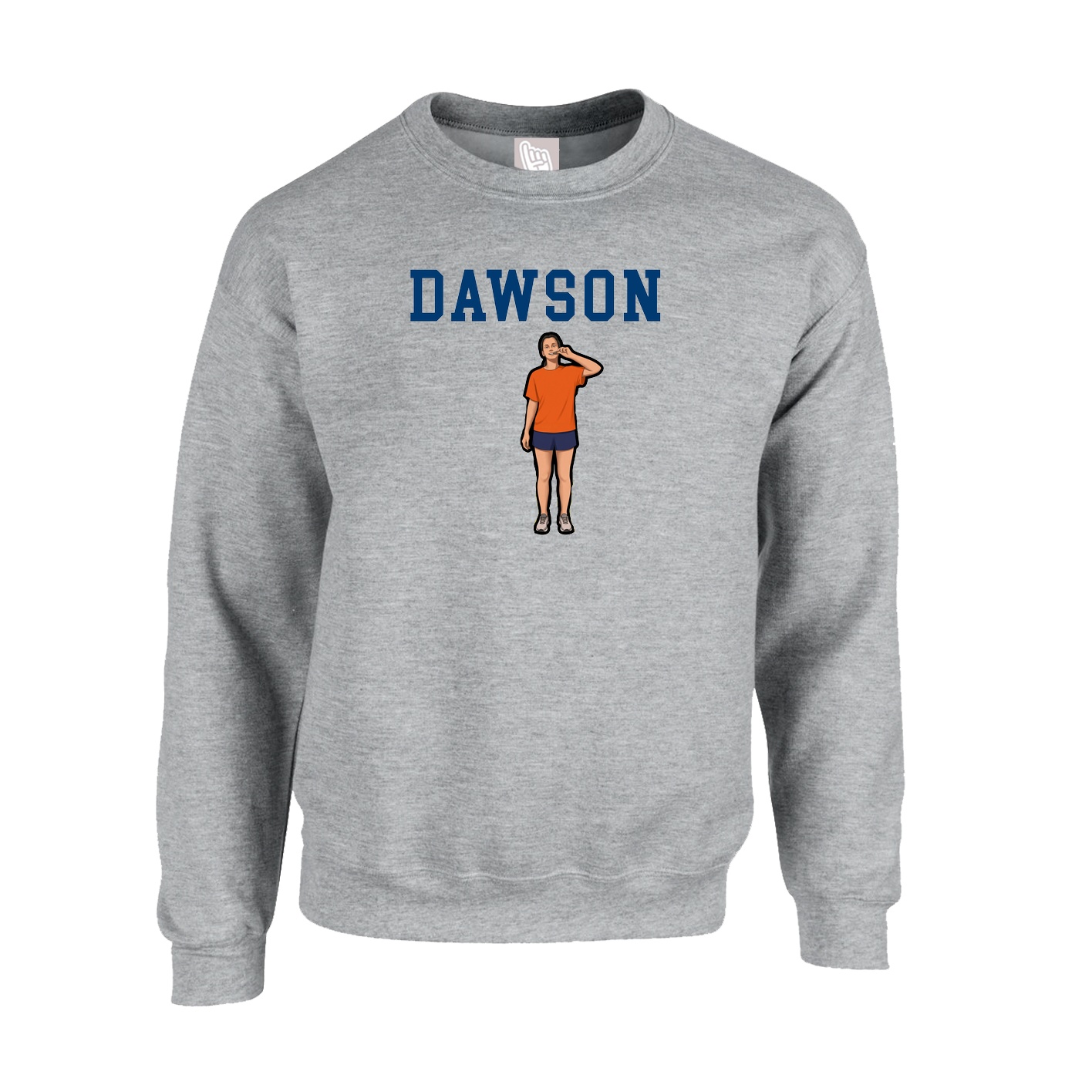 Fleece Crew — Shirsey in Grey