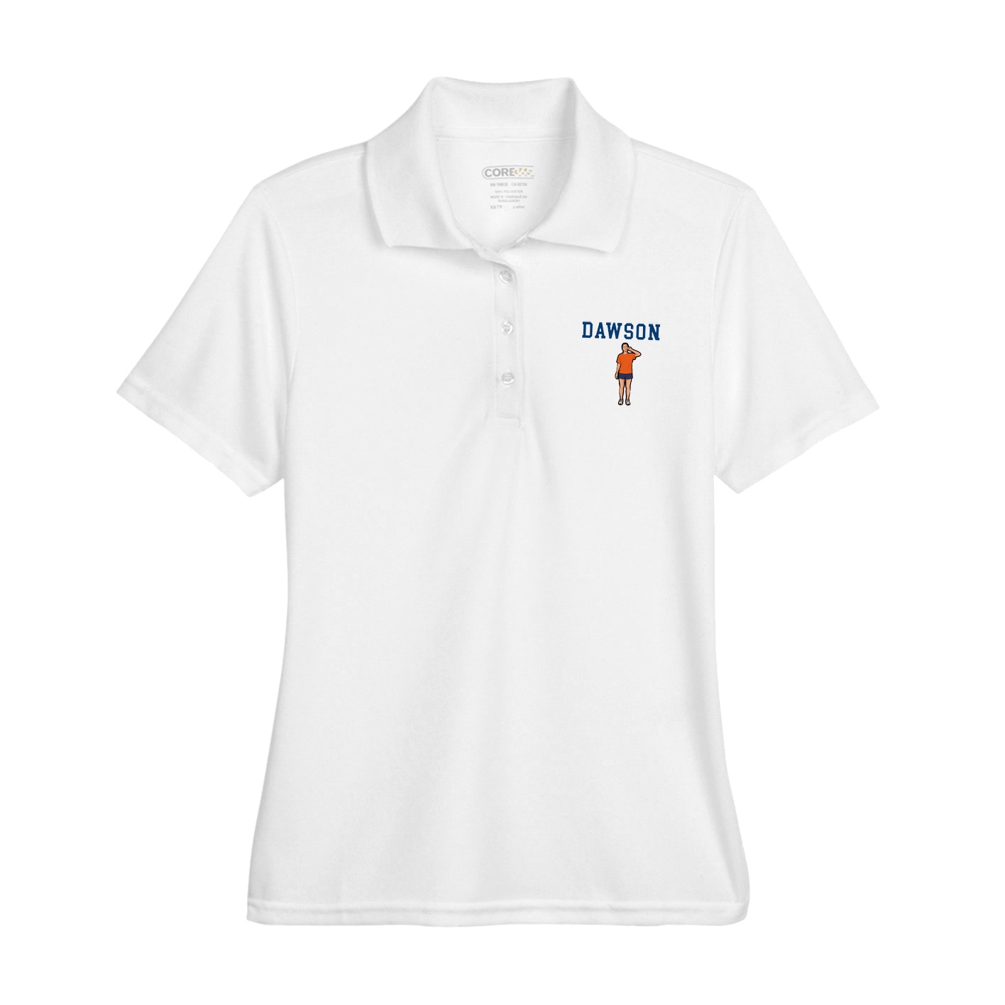 Womens Performance Polo — Shirsey in White