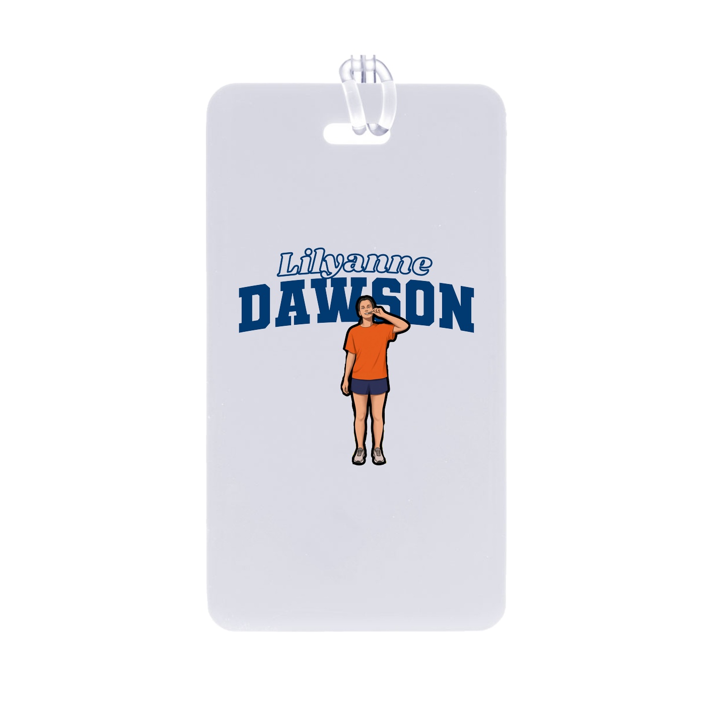 Bag Tag — Name Arch in Classic