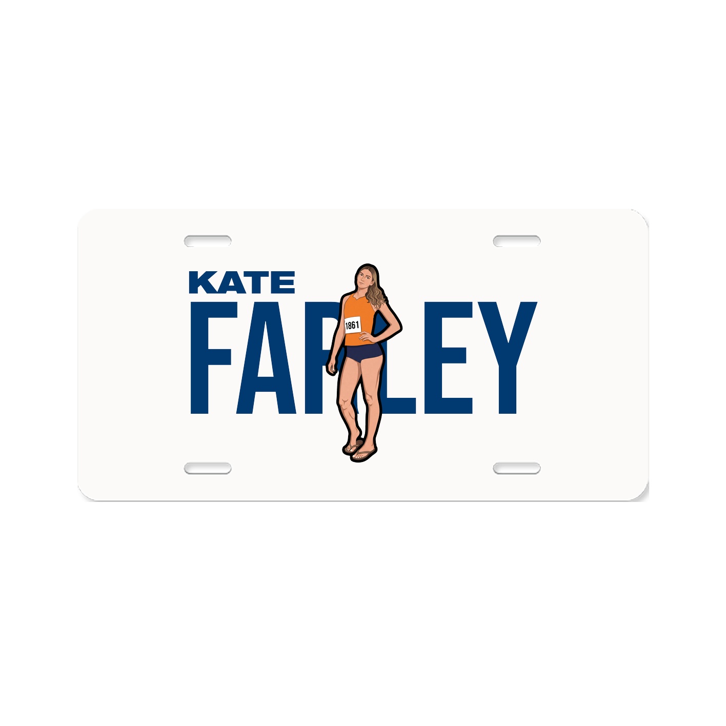 License Plate — Player Name in Classic