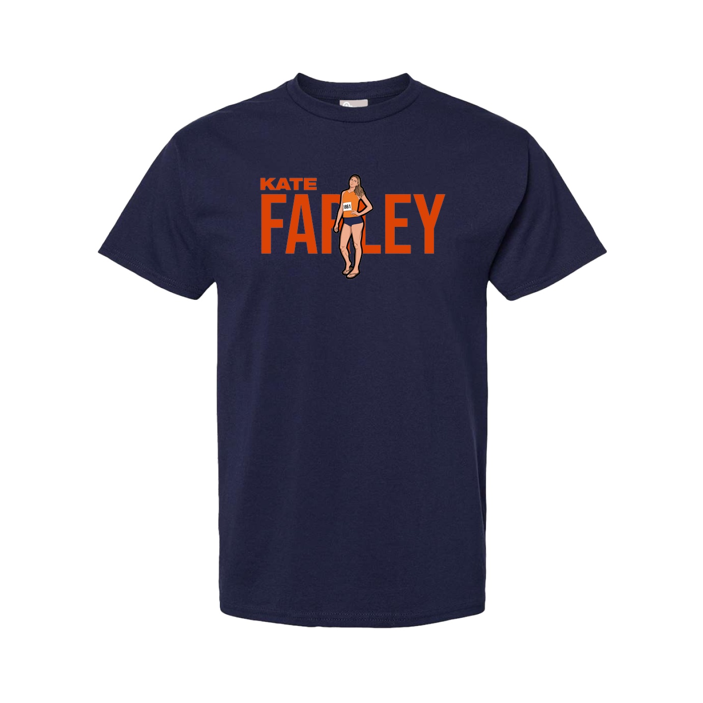 Tee — Player Name in Navy