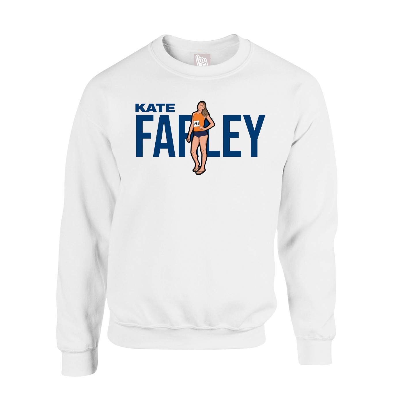 Fleece Crew — Player Name in White