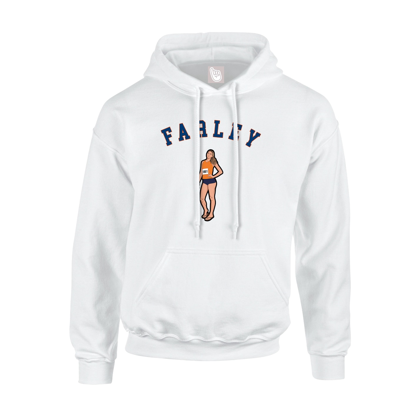 Youth Hoodie — Shirsey Arch in White