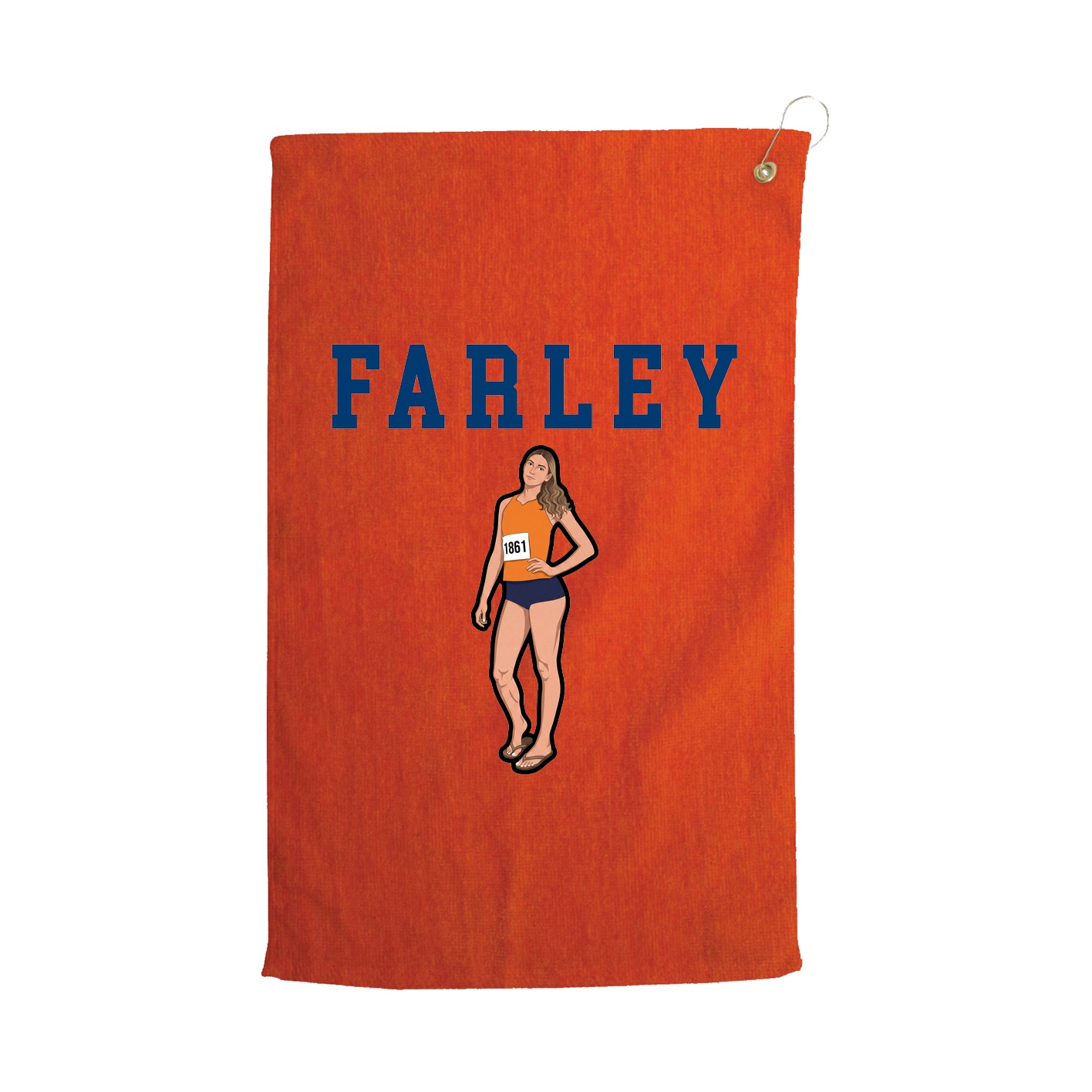 Golf Towel — Shirsey in Orange