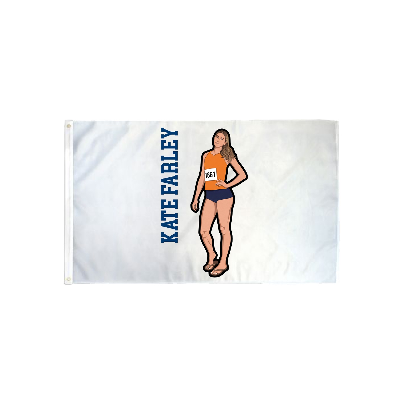 3x5 Flag — Name Vertical in Classic