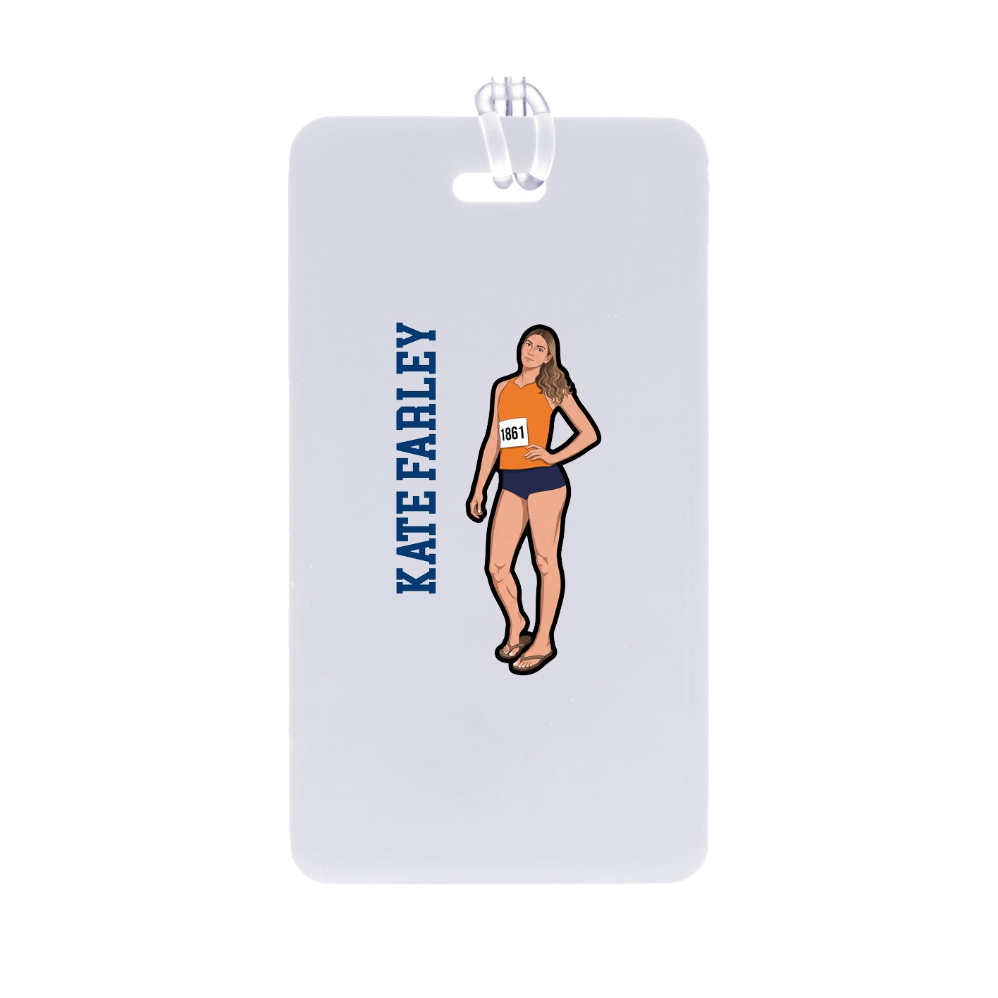 Bag Tag — Name Vertical in Classic