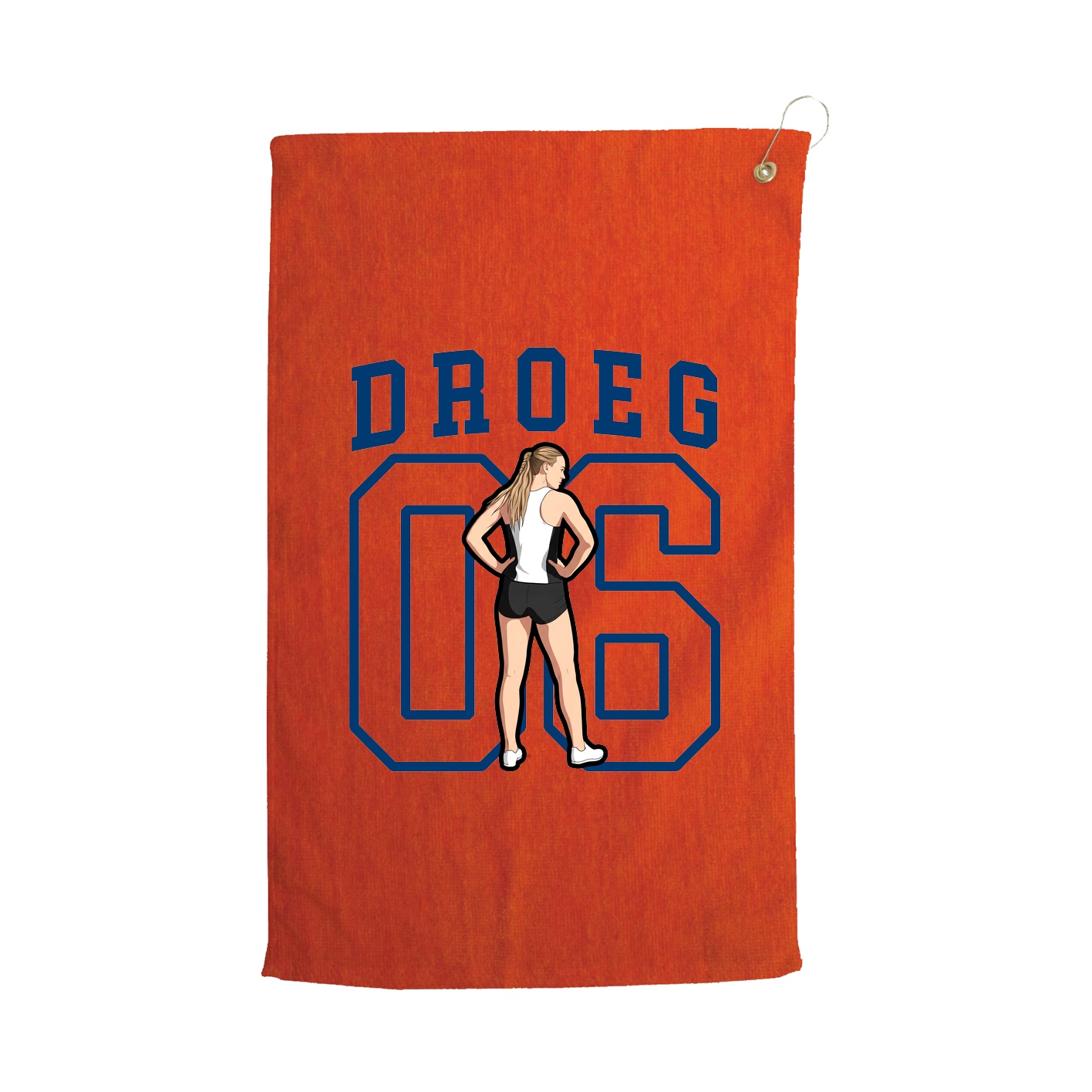 Golf Towel — Shirsey in Orange