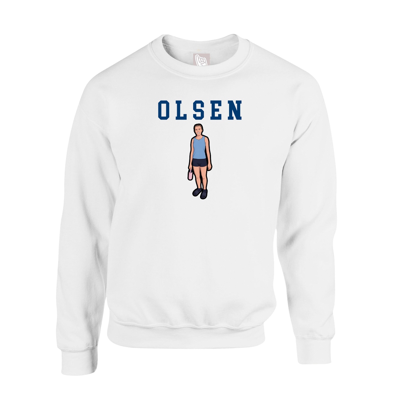 Fleece Crew — Shirsey in White
