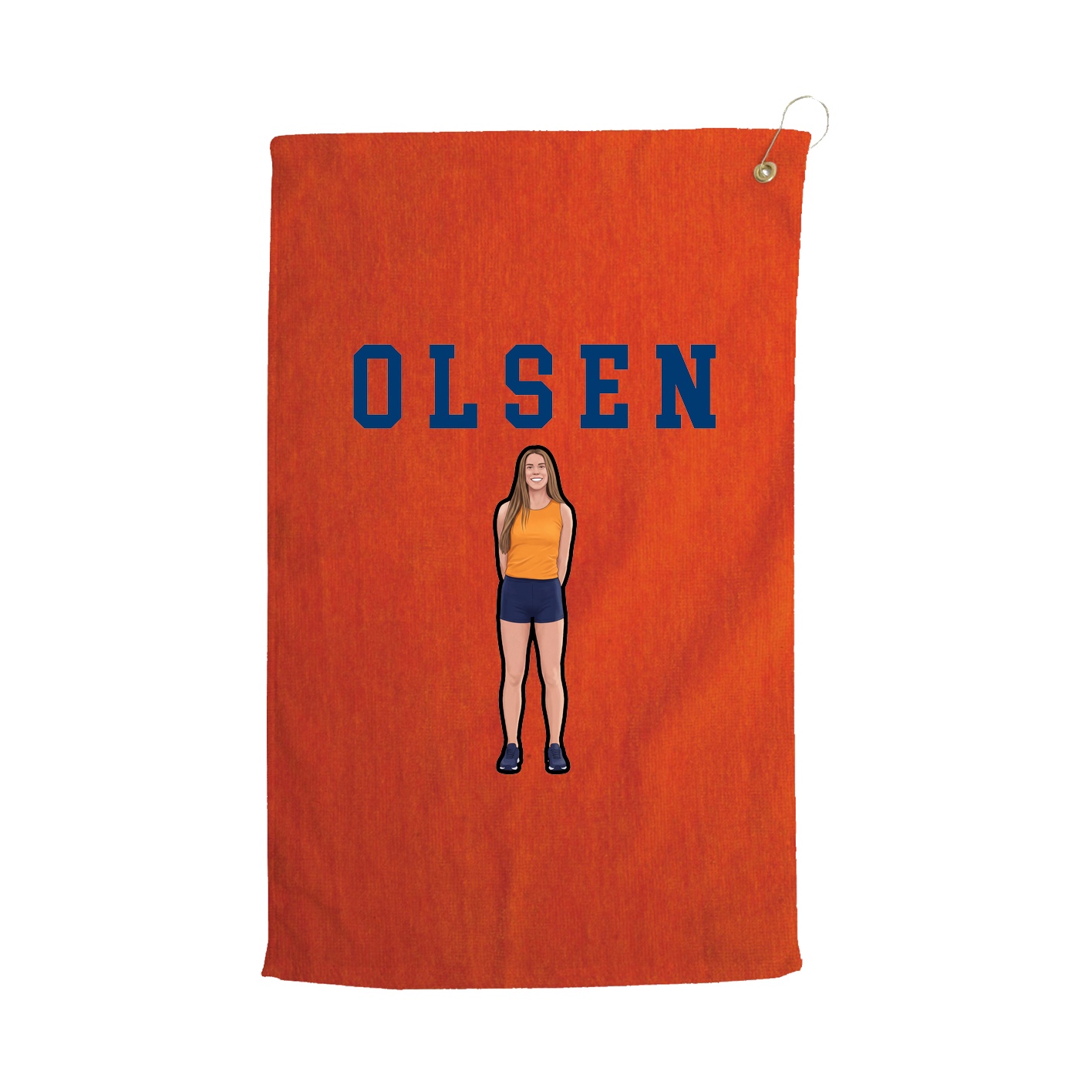 Golf Towel — Shirsey in Orange