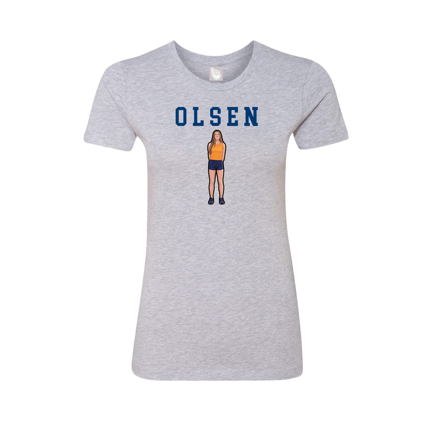 Fitted Women's Tee — Shirsey in Grey