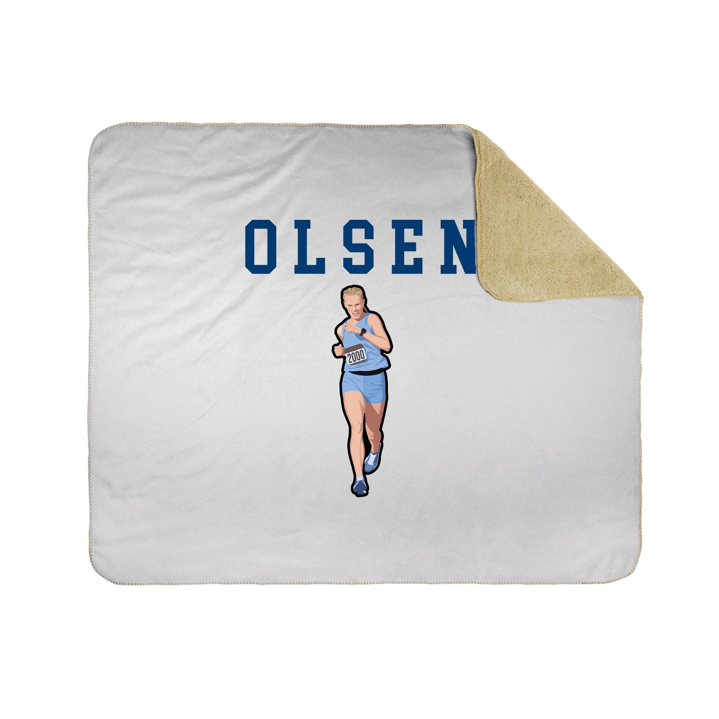 Throw Blanket — Shirsey in White