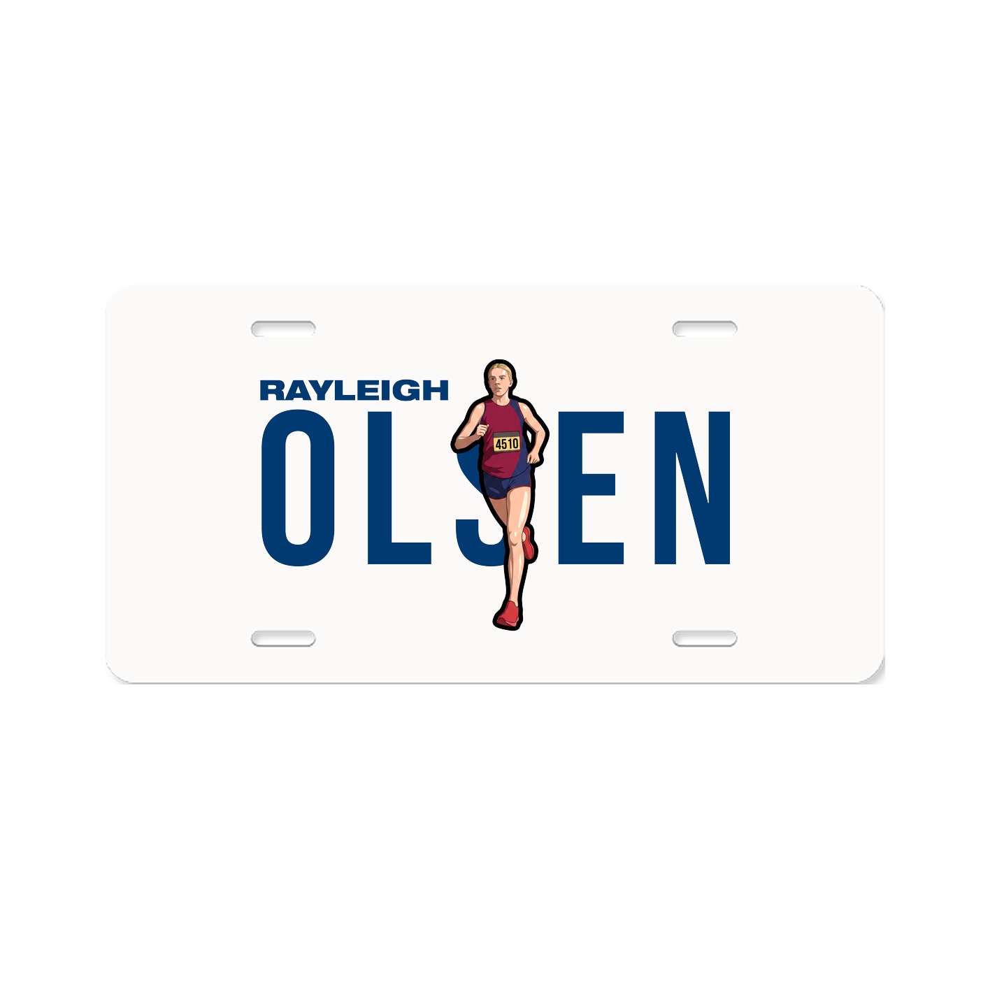 License Plate — Player Name in Classic