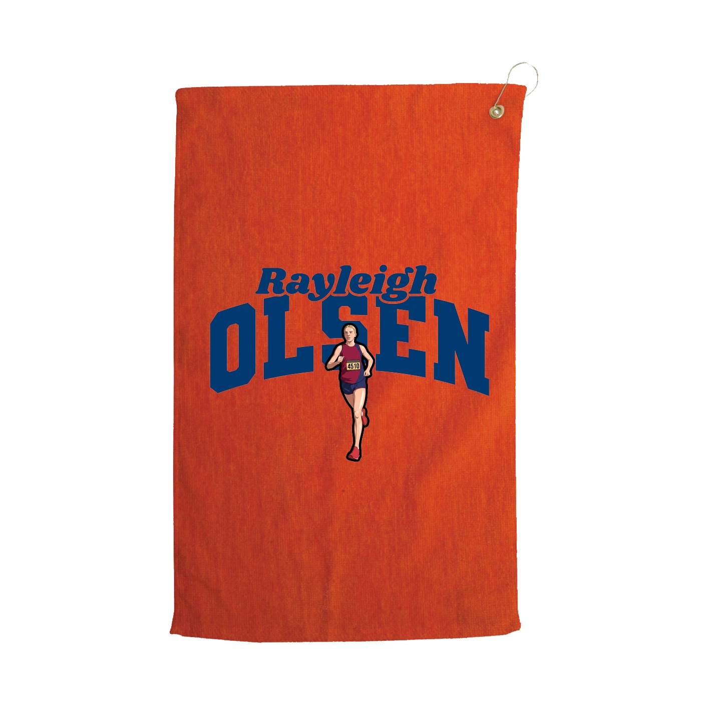 Golf Towel — Signature Arch in Orange