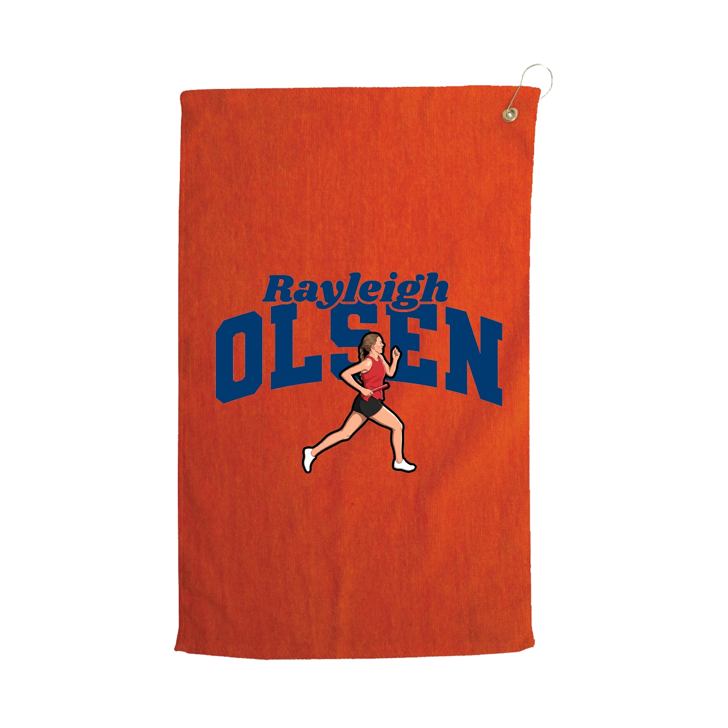 Golf Towel — Signature Arch in Orange