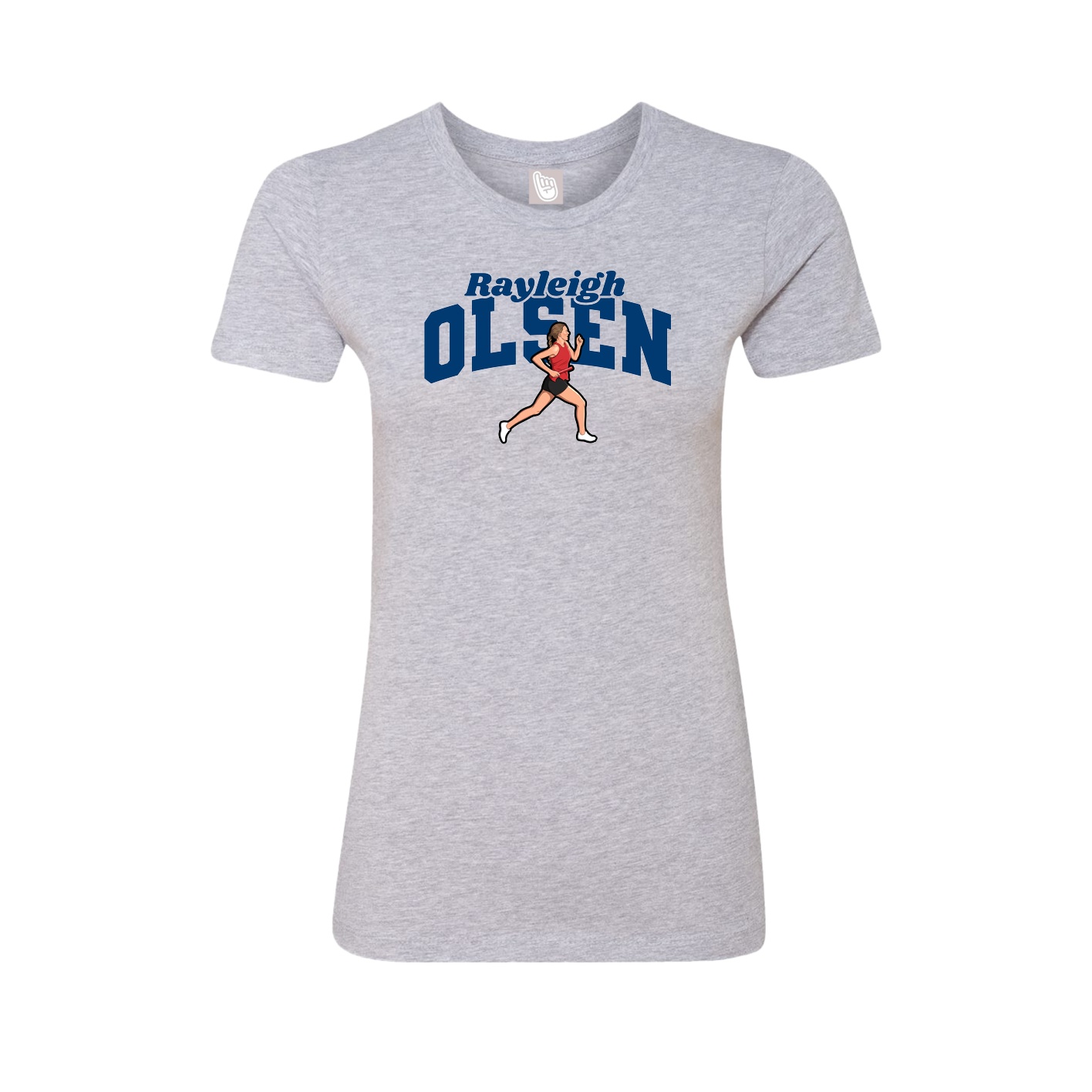 Womens Tee — Signature Arch in Grey