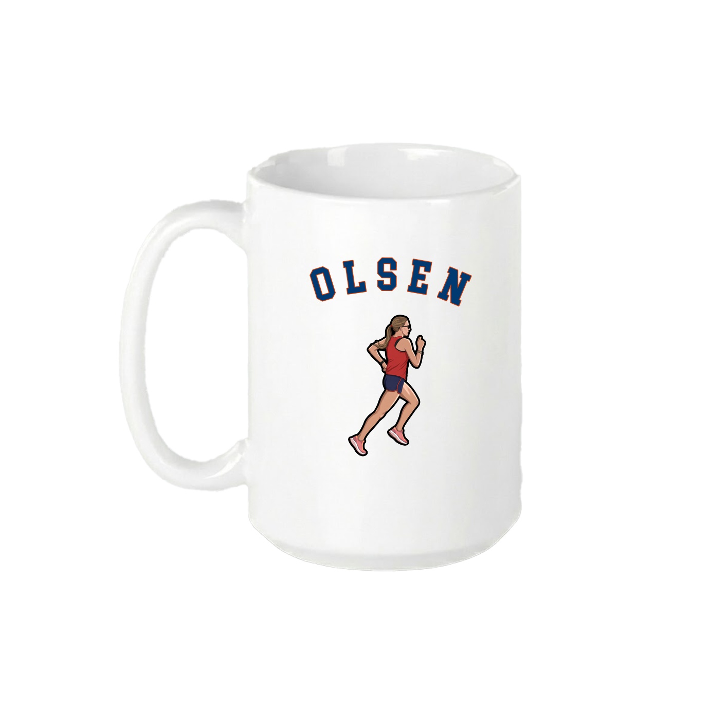 15oz Coffee Mug — Shirsey Arch in White