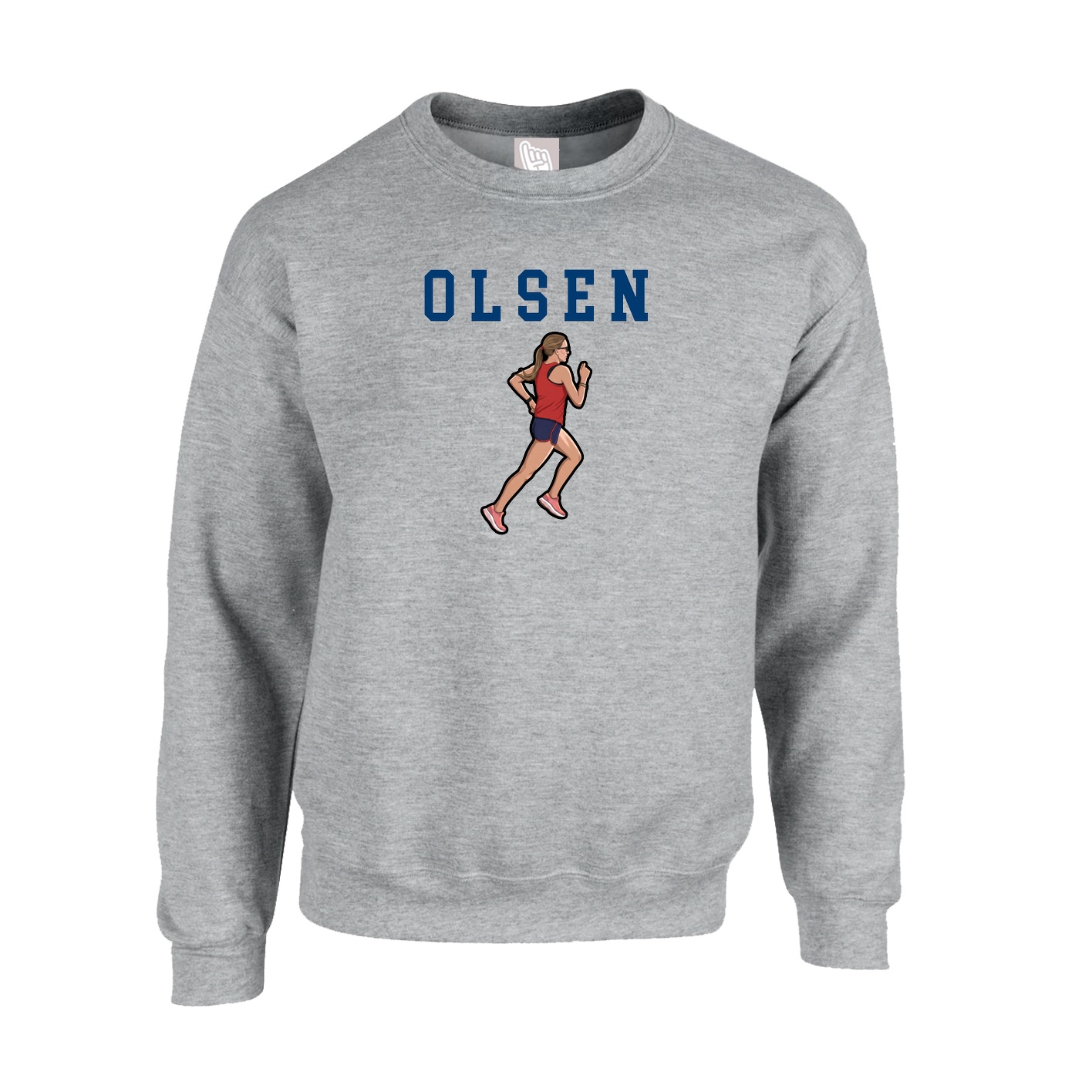 Fleece Crew — Shirsey in Grey