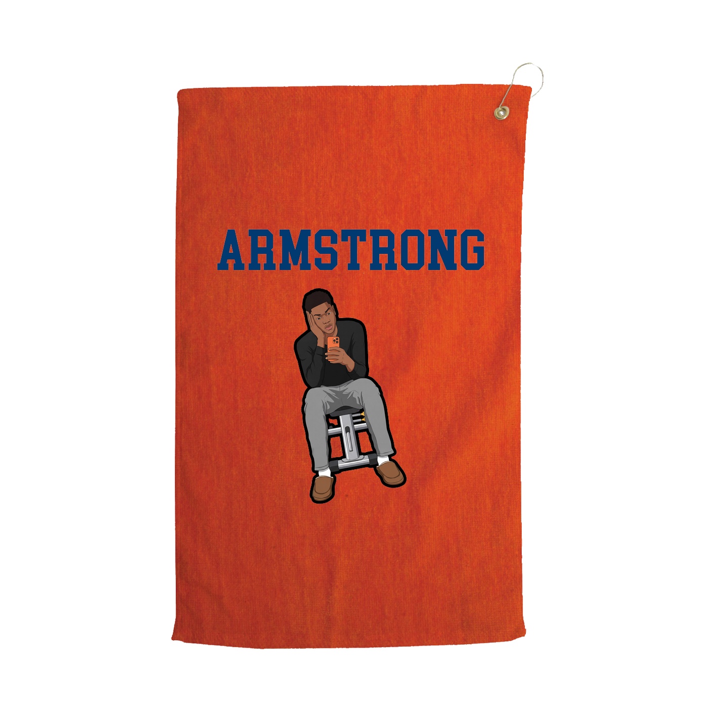 Golf Towel — Shirsey in Orange