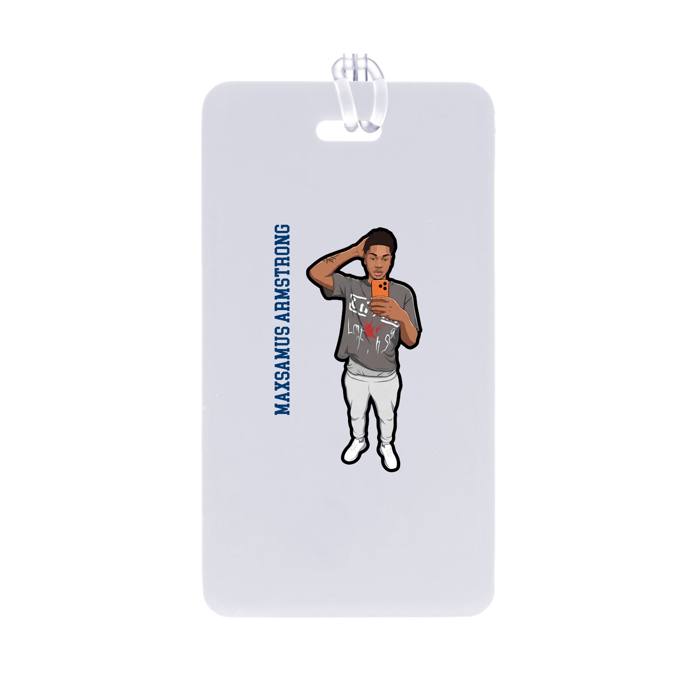 Bag Tag — Name Vertical in Classic