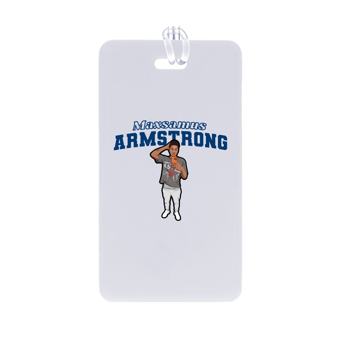 Bag Tag — Name Arch in Classic