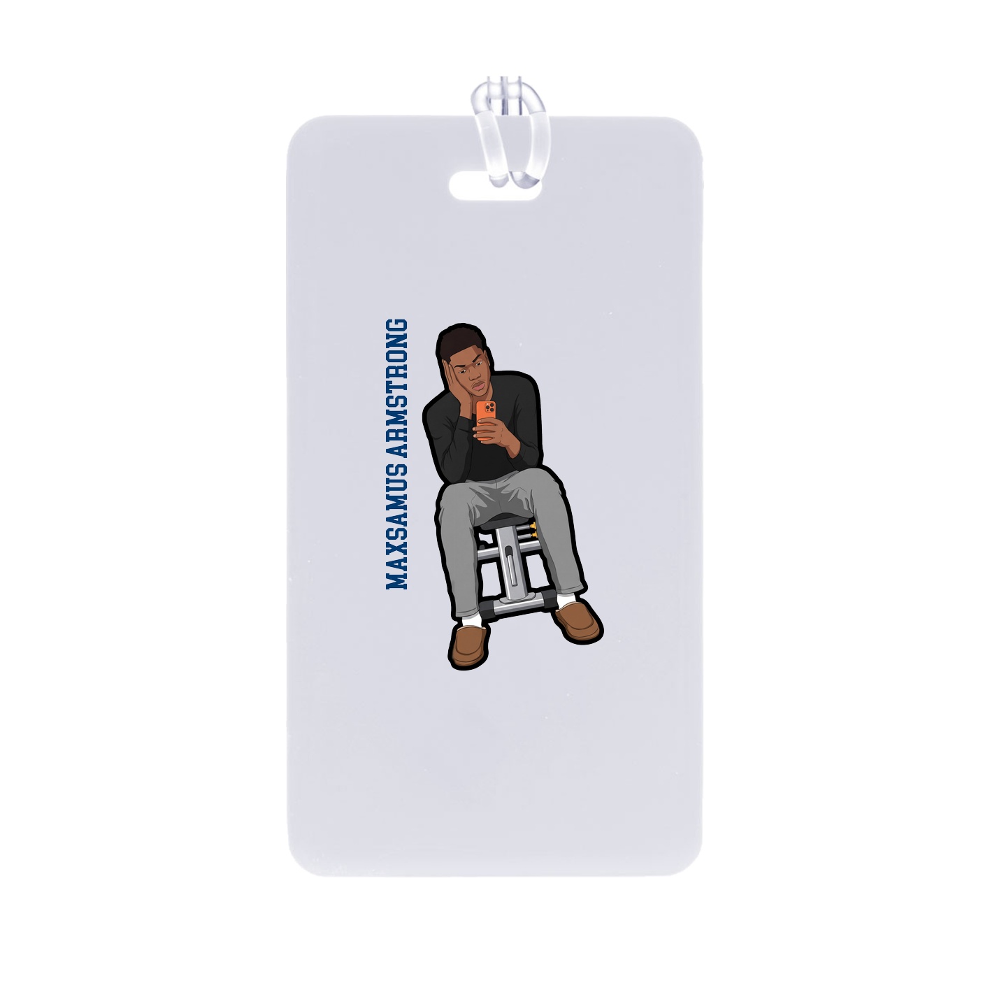 Bag Tag — Name Vertical in Classic