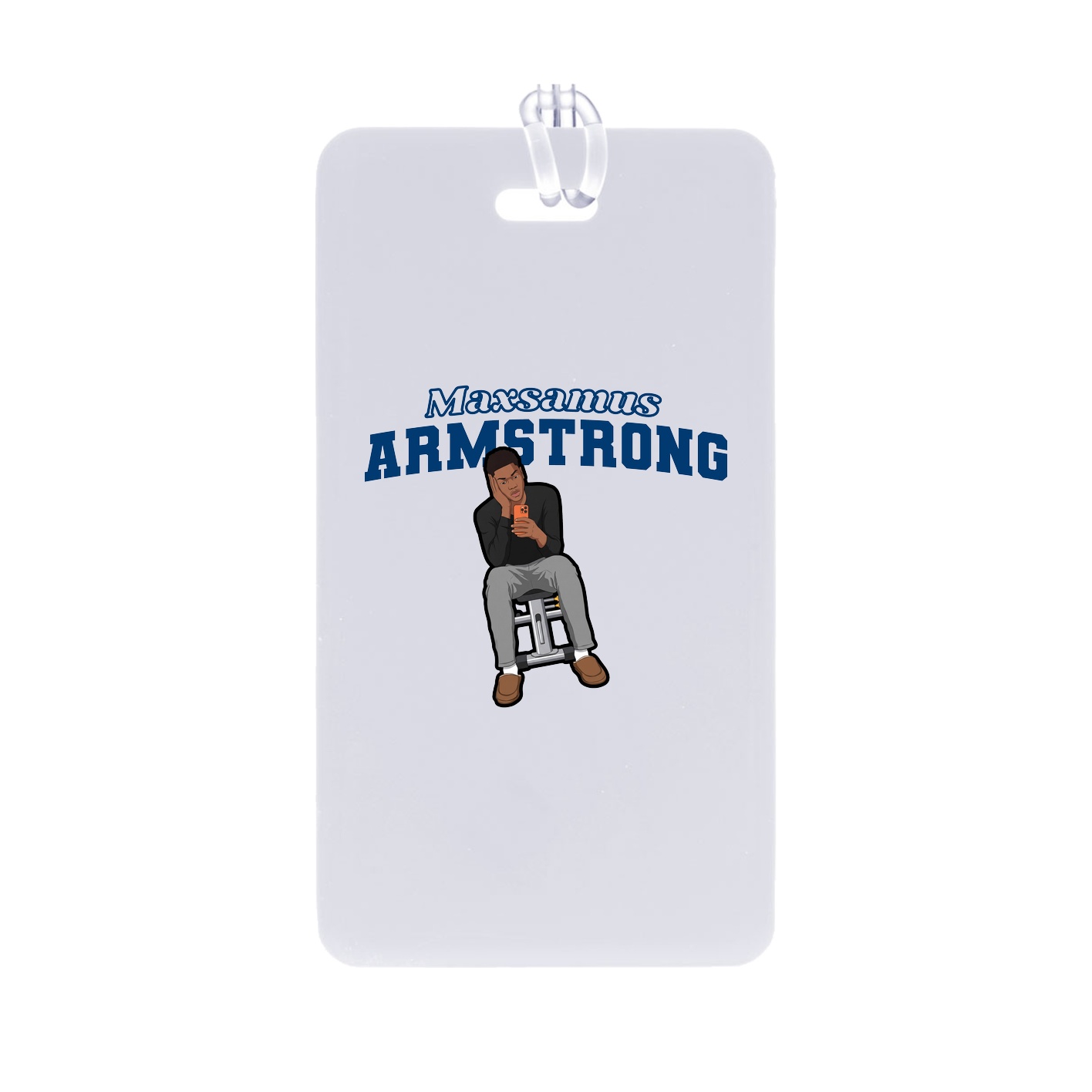 Bag Tag — Name Arch in Classic