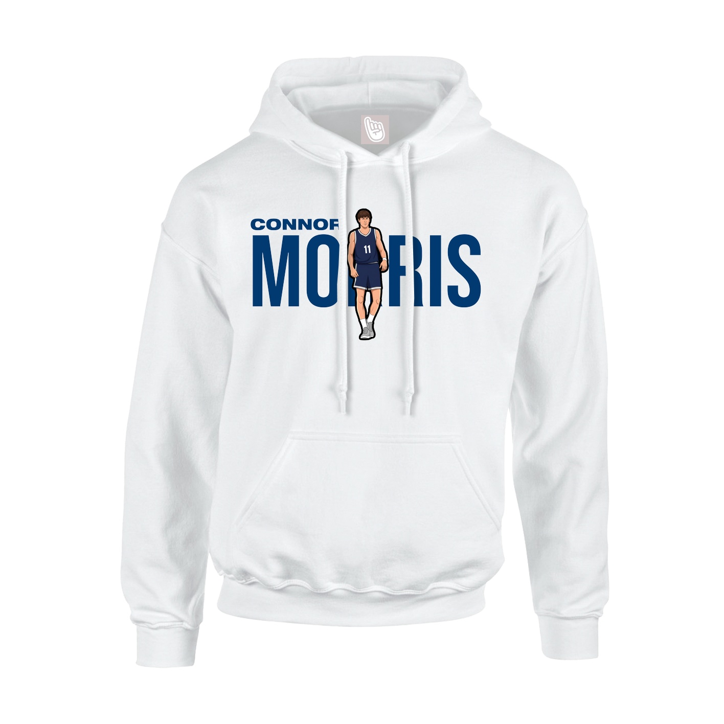 Hoodie — Player Name in White