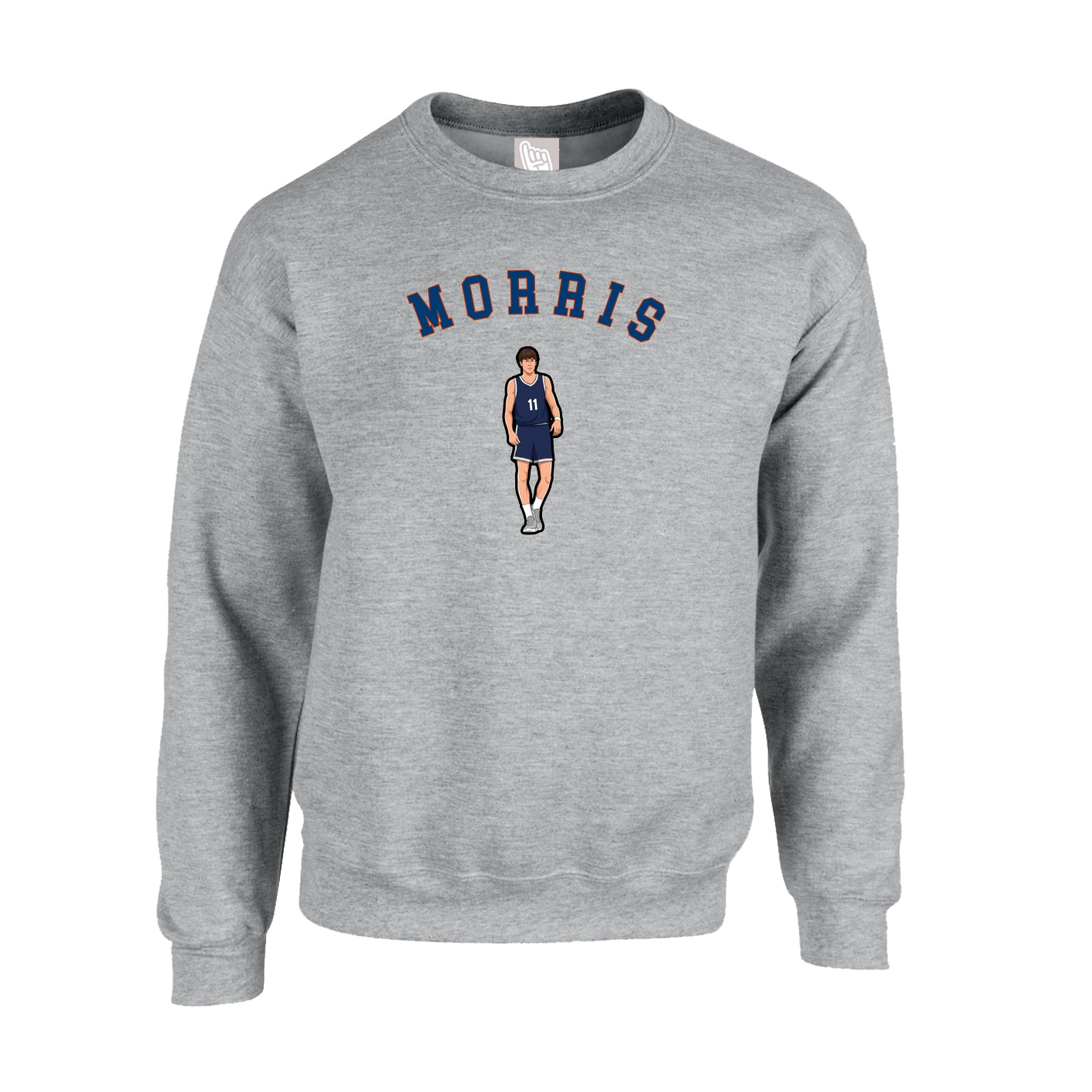 Fleece Crew — Shirsey Arch in Grey