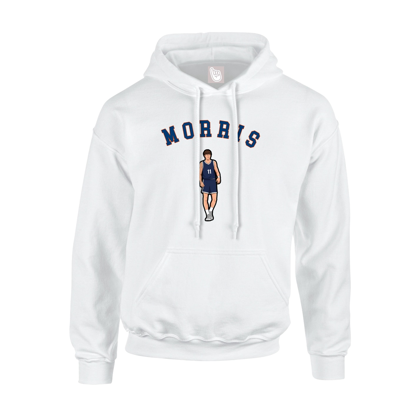 Youth Hoodie — Shirsey Arch in White