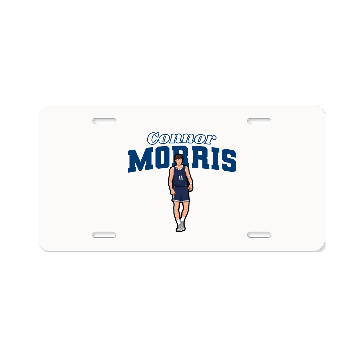 License Plate — Name Arch in Classic