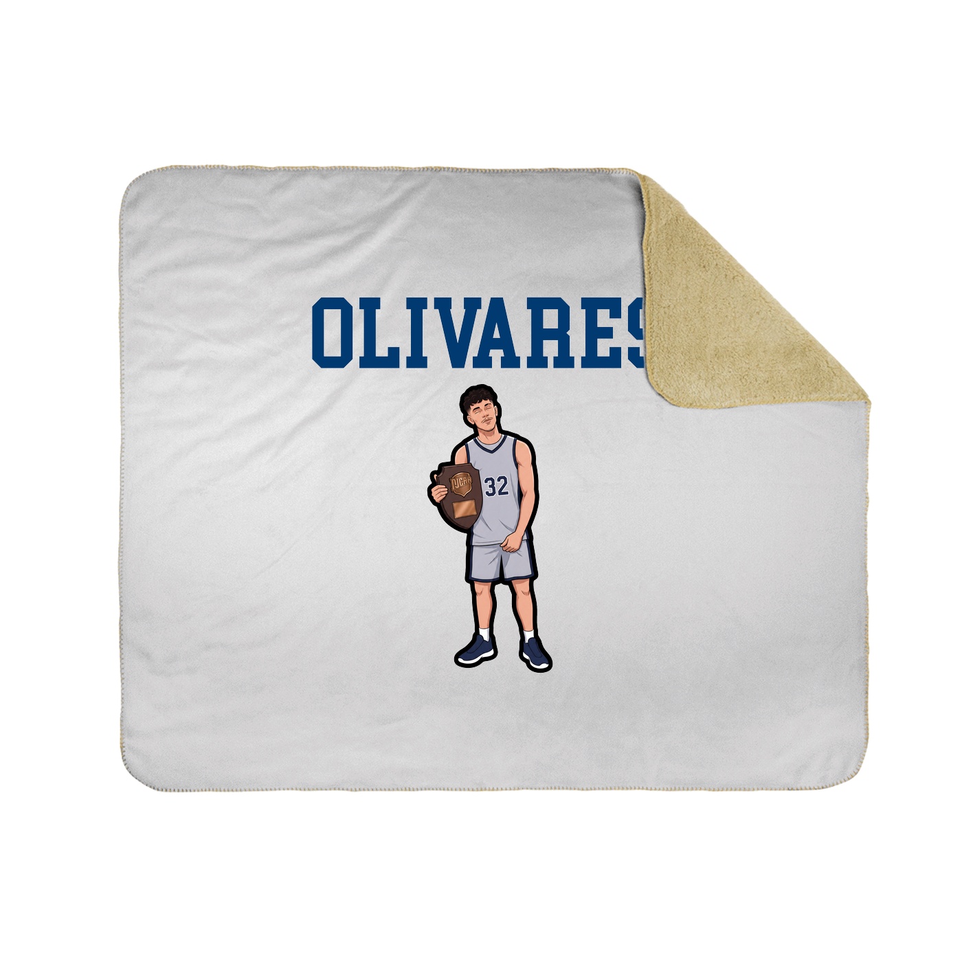 Throw Blanket — Shirsey in White