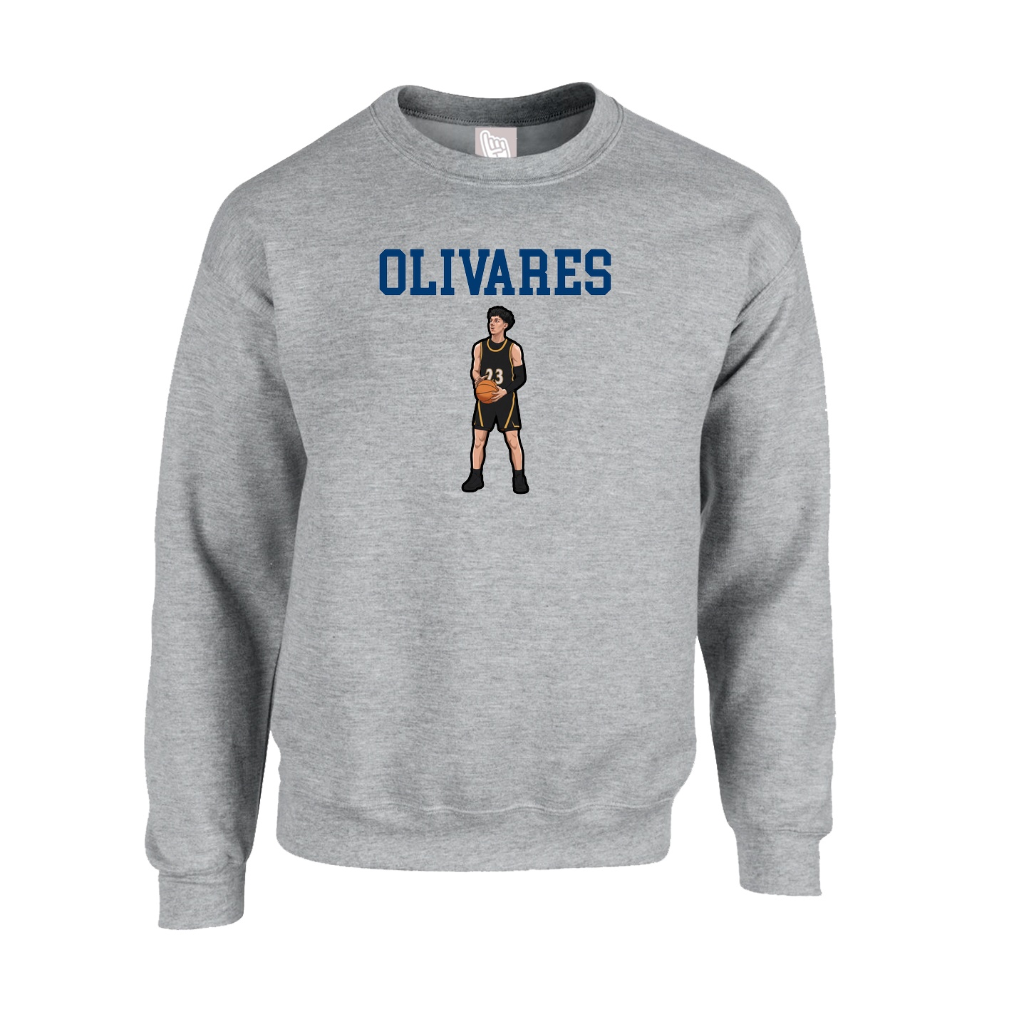 Fleece Crew — Shirsey in Grey