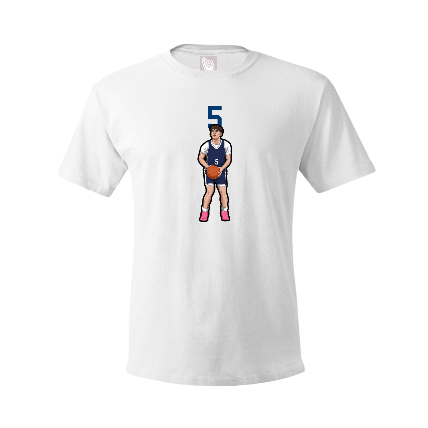 Tee — Number Top in White
