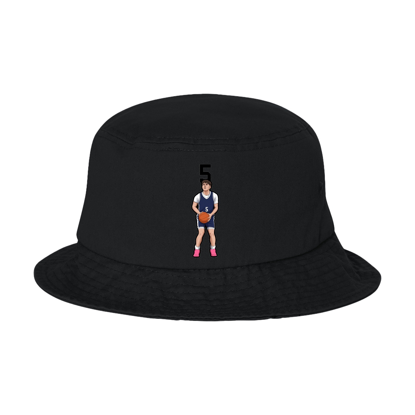 Bucket Cap — Number Top in Black