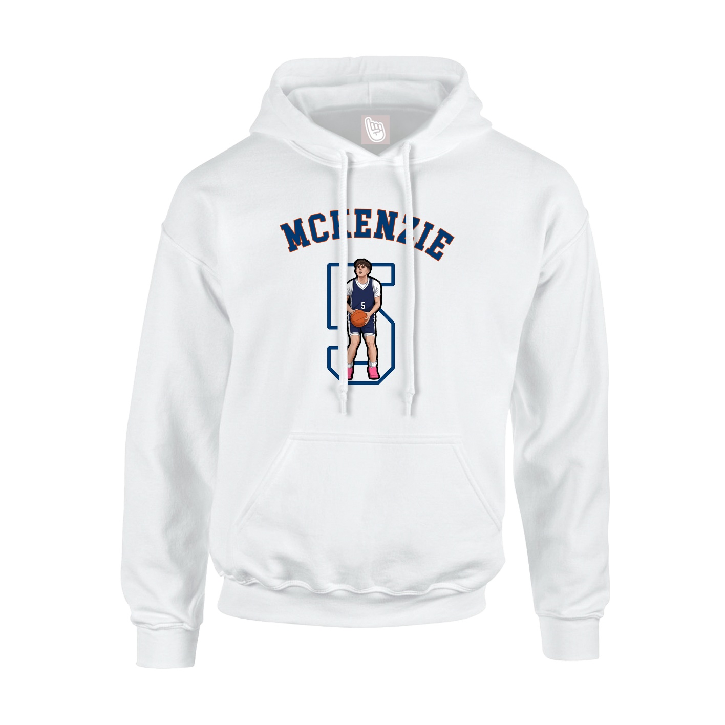 Youth Hoodie — Shirsey Arch in White