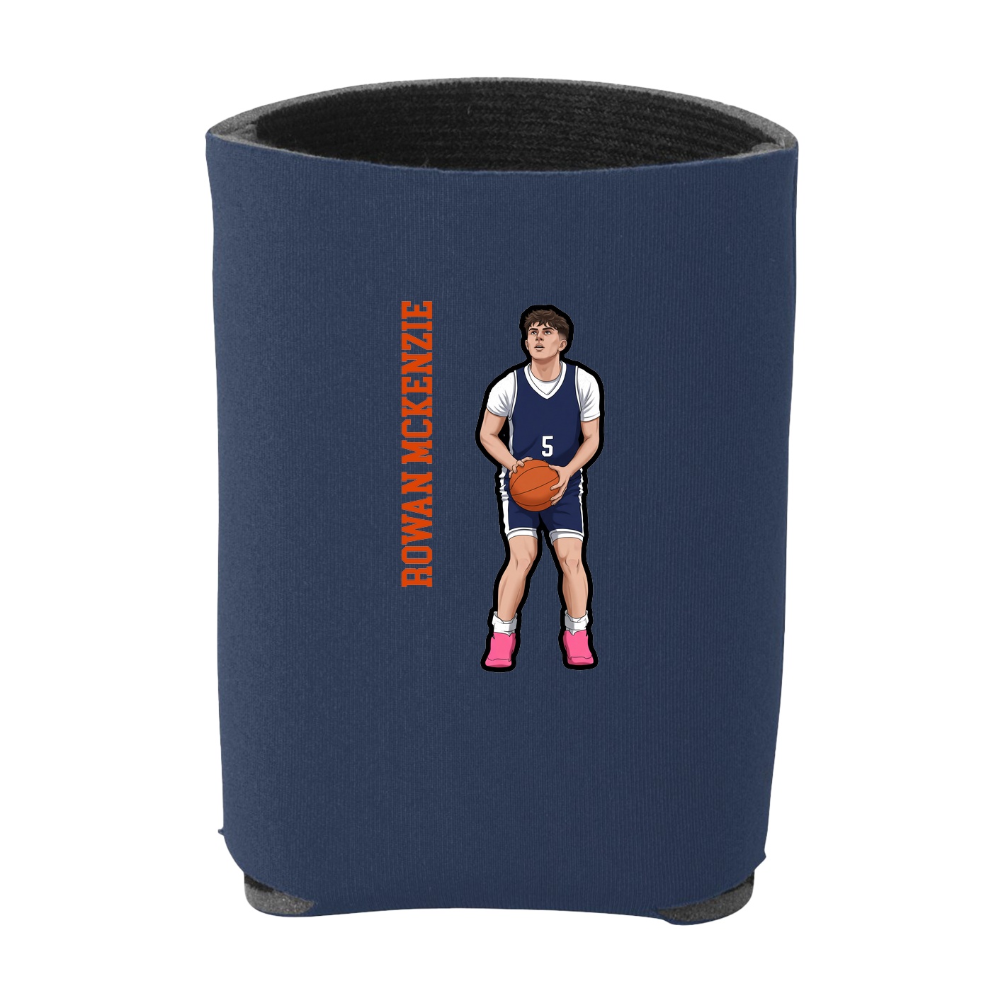 Can Holder — Name Vertical in Navy