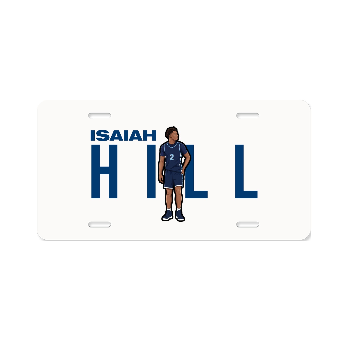 License Plate — Player Name in Classic