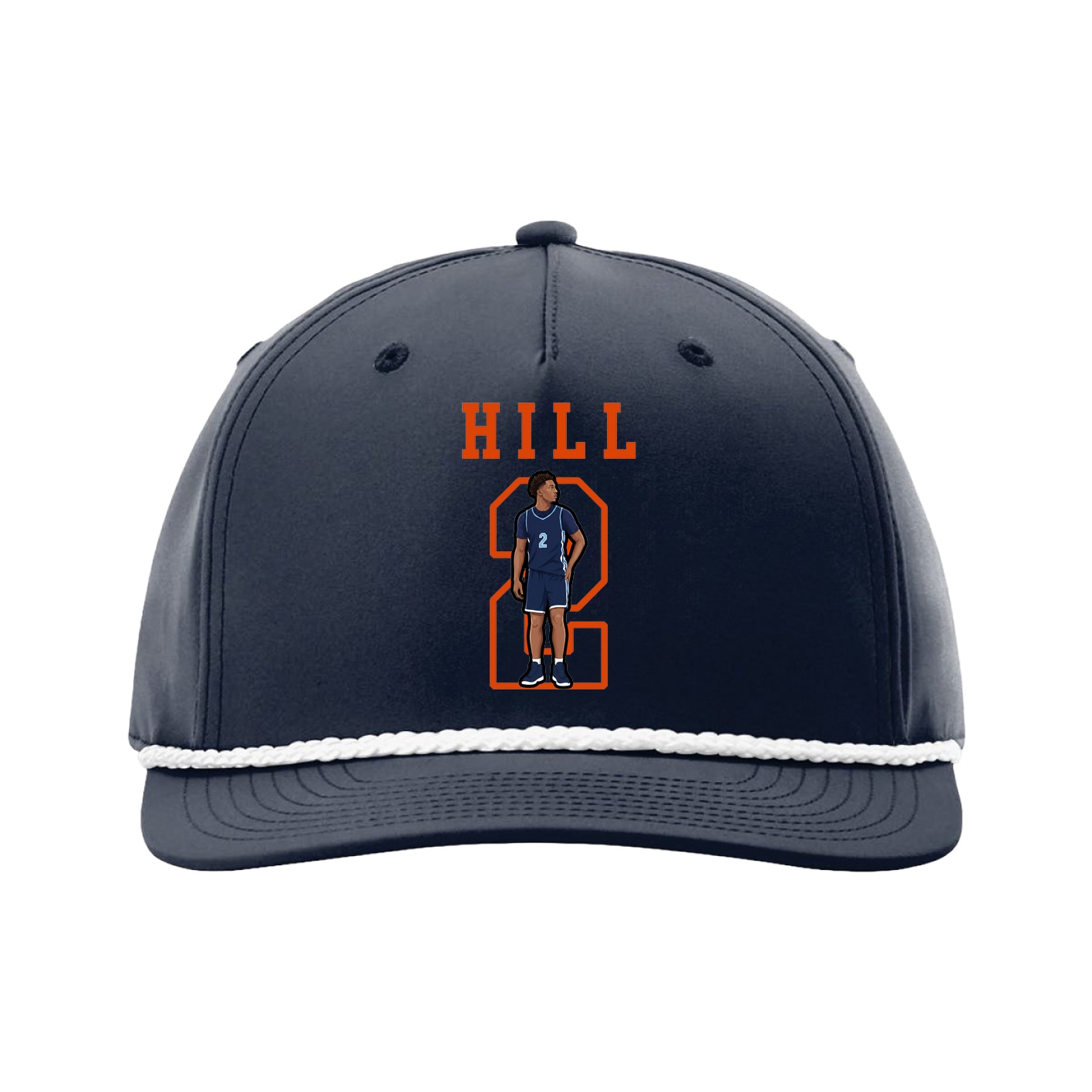 Five-Panel Classic Rope Cap — Shirsey in Navy