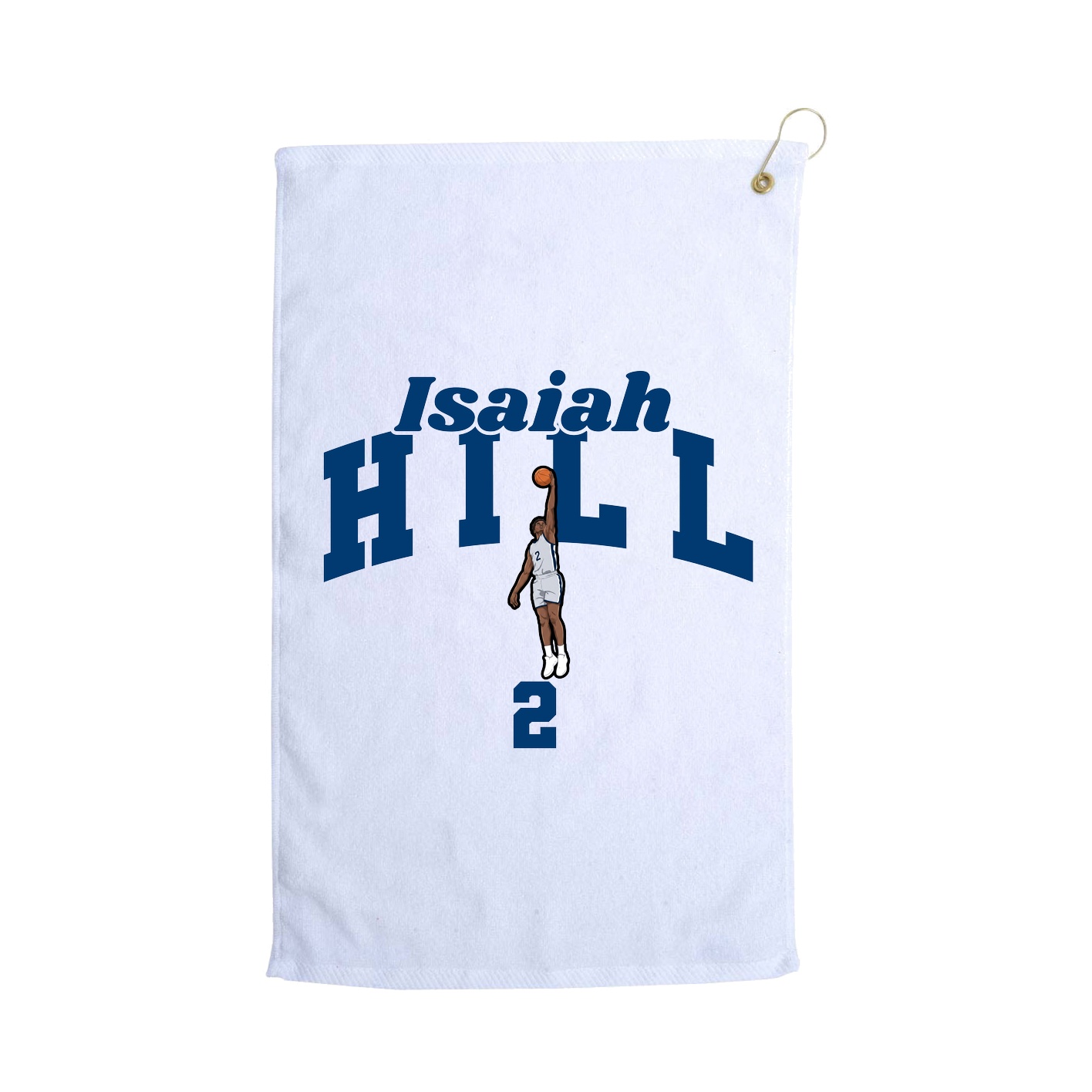 Golf Towel — Signature Arch in White