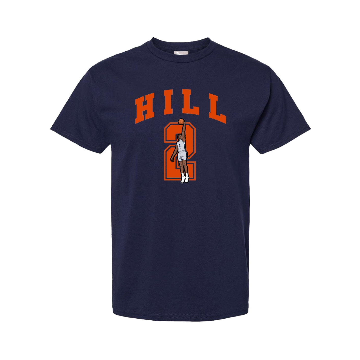 Youth Tee — Number in Navy