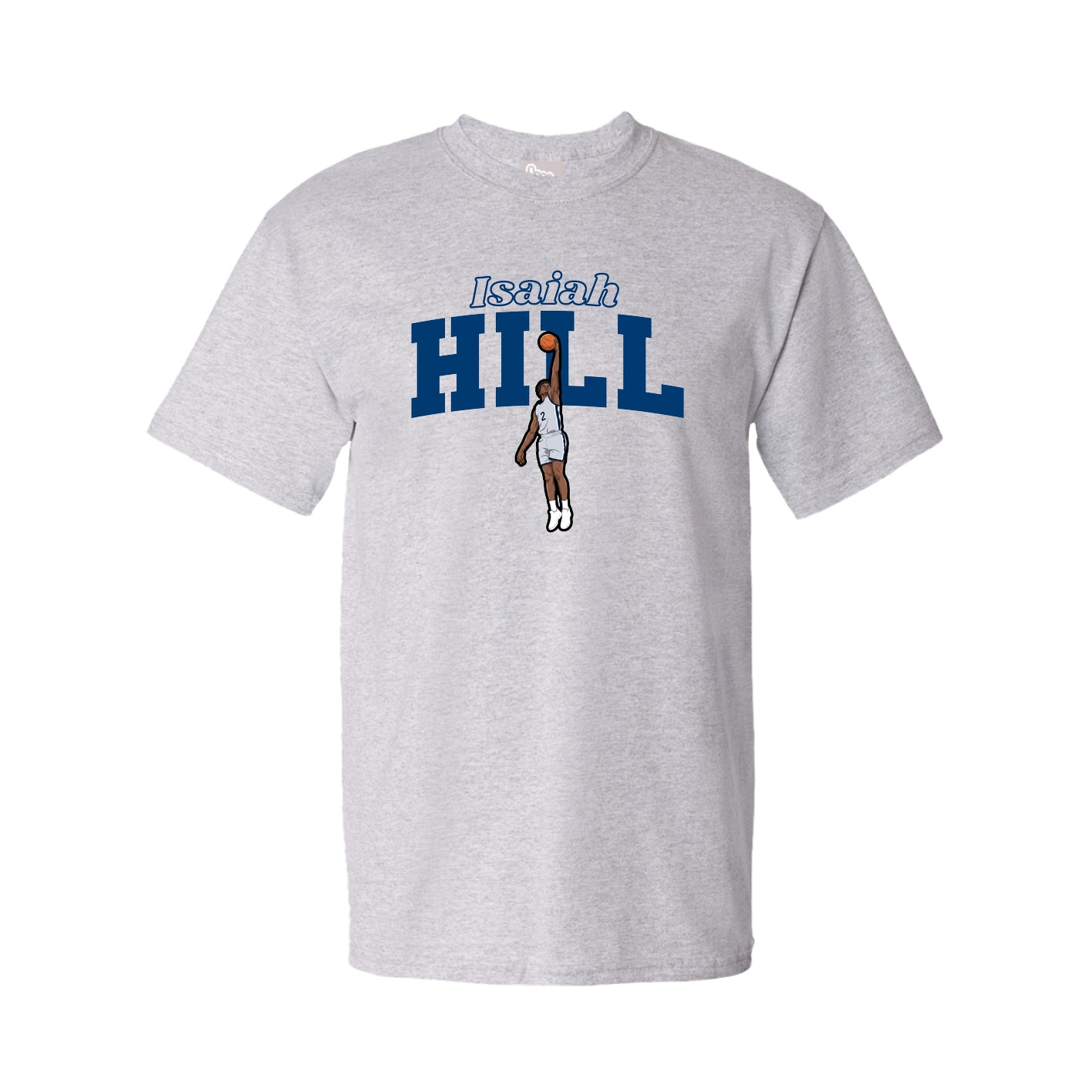 Youth Tee — Name Arch in Grey
