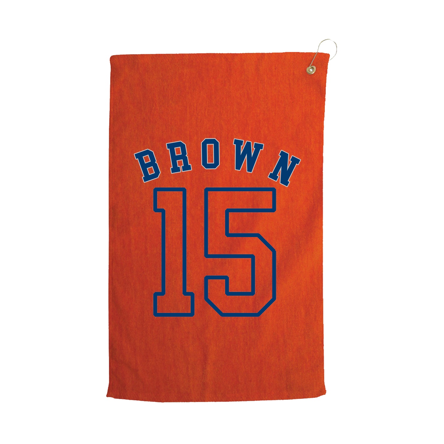Golf Towel — Shirsey Arch in Orange
