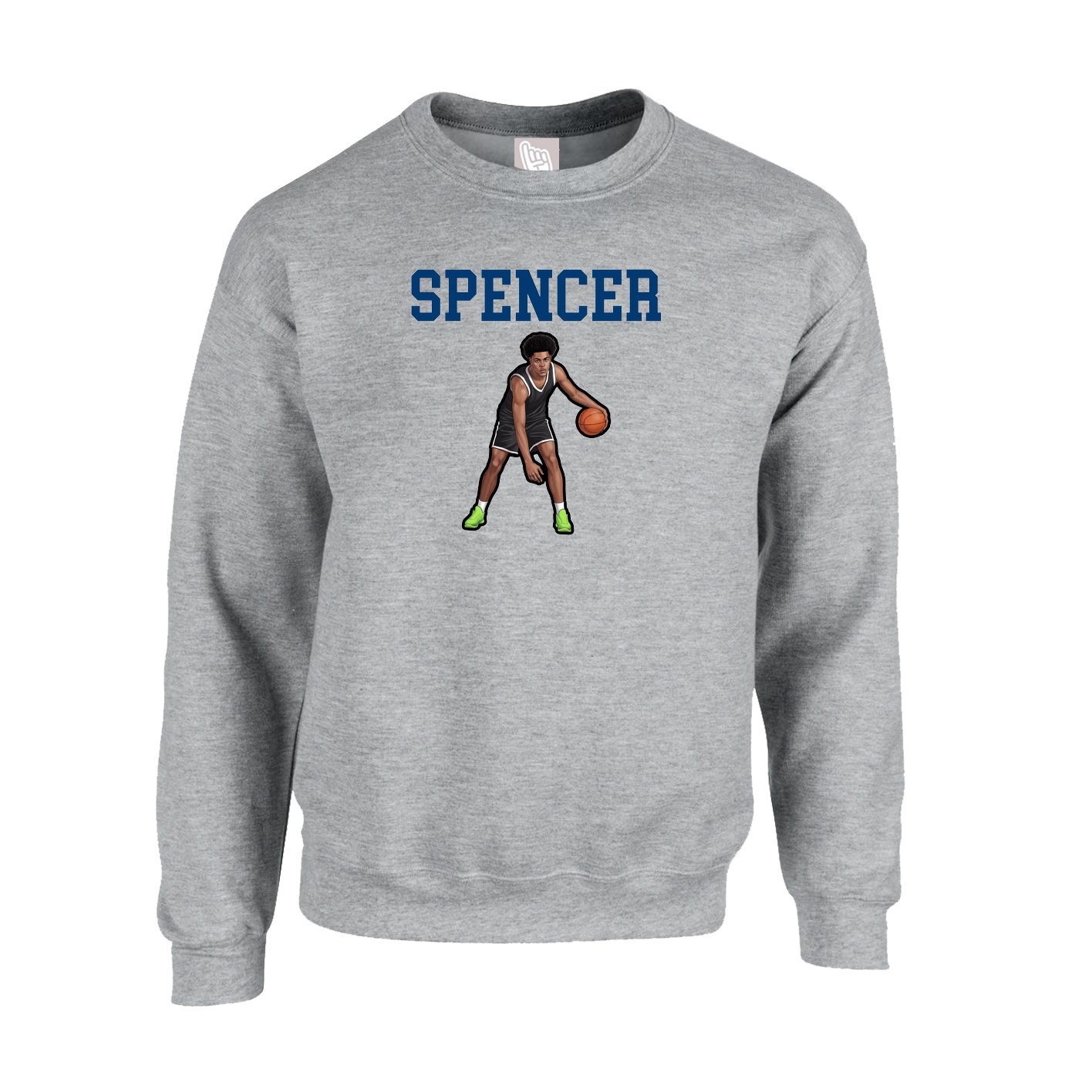 Fleece Crew — Shirsey in Grey