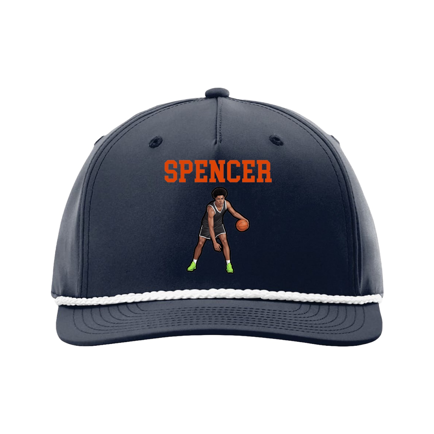 Five-Panel Classic Rope Cap — Shirsey in Navy