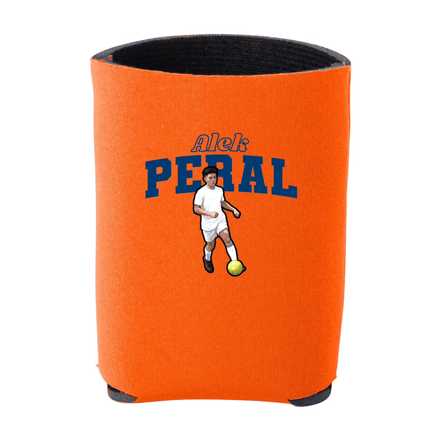 Can Holder — Name Arch in Orange