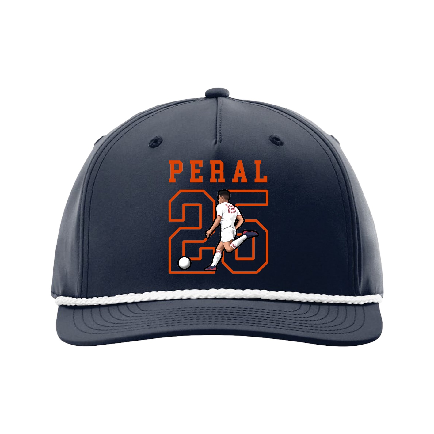 Five-Panel Classic Rope Cap — Shirsey in Navy