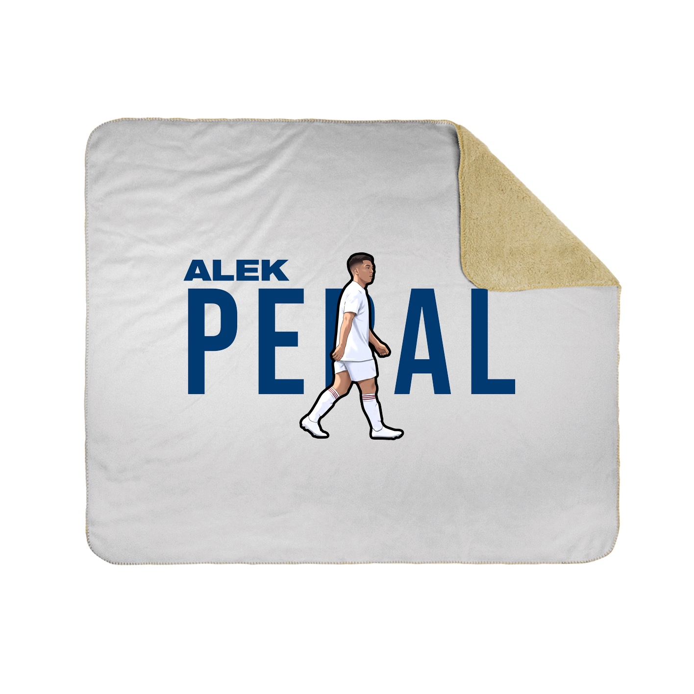 Throw Blanket — Player Name in White