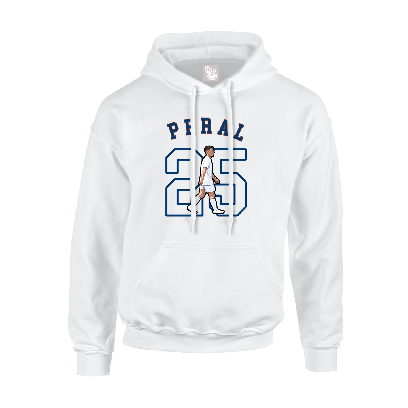 Youth Hoodie — Shirsey Arch in White