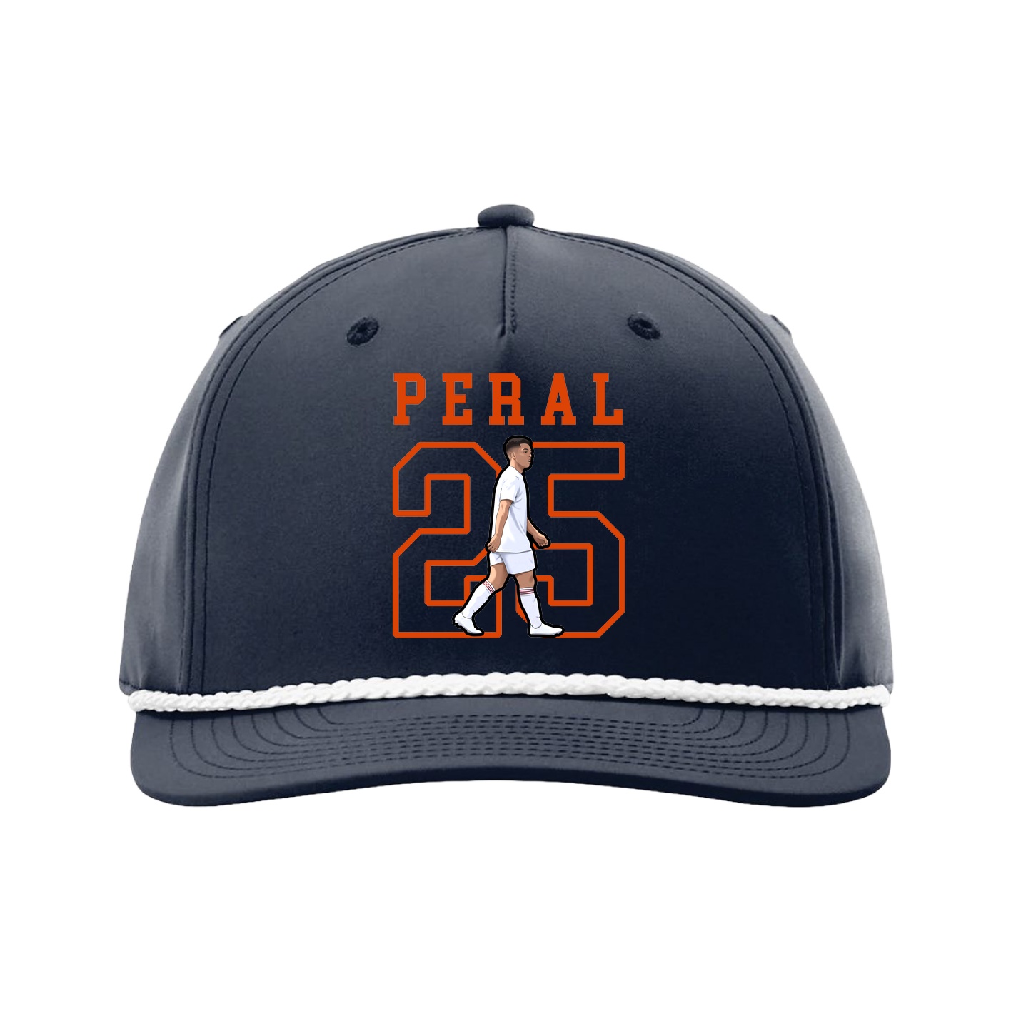 Five-Panel Classic Rope Cap — Shirsey in Navy
